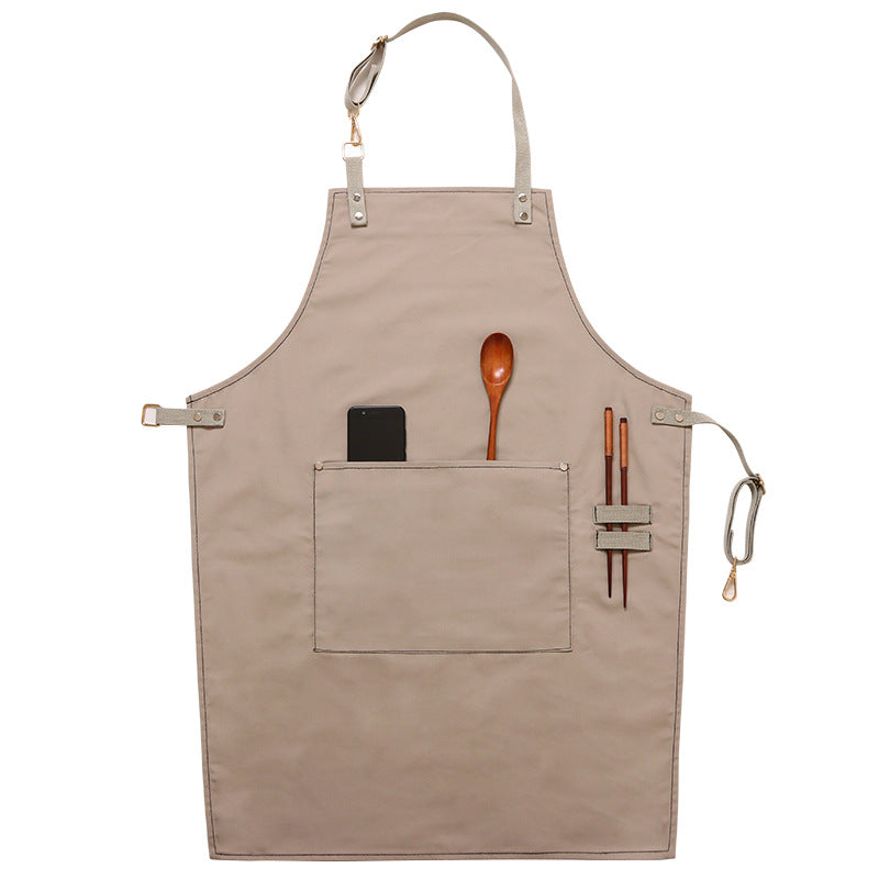 Canvas apron logo printing for home kitchen cooking