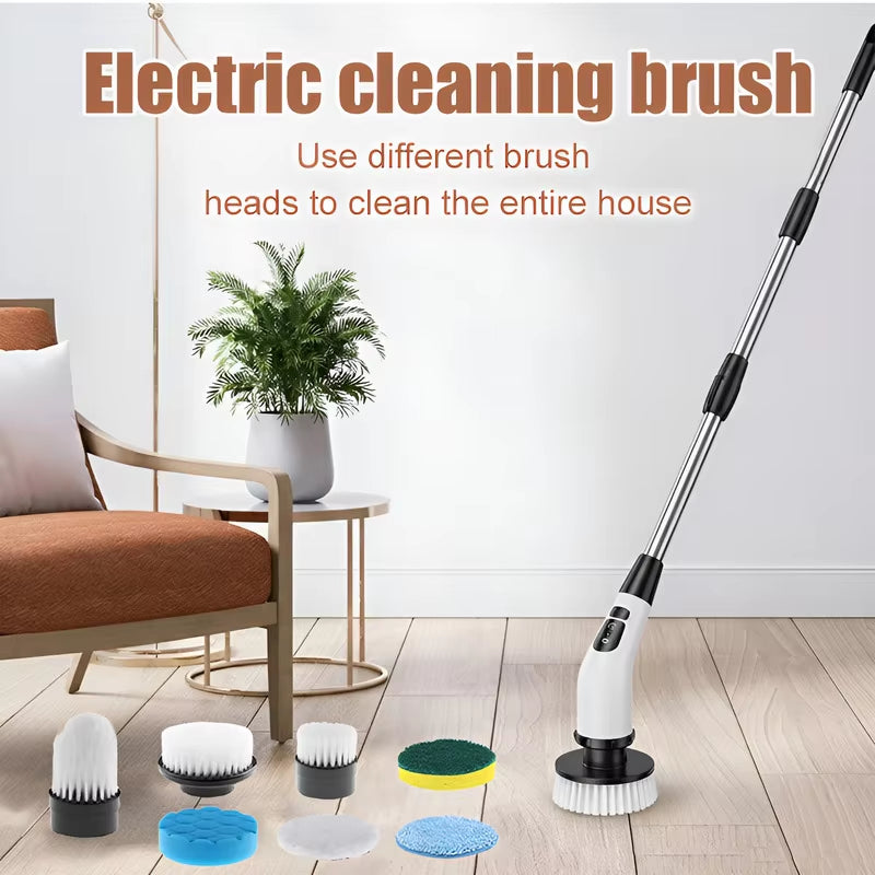 Powerful Cordless Electric Spin Scrubber Multipurpose Cleaning Brush for Shower Sink Tile Grout Kitchen Bathroom
