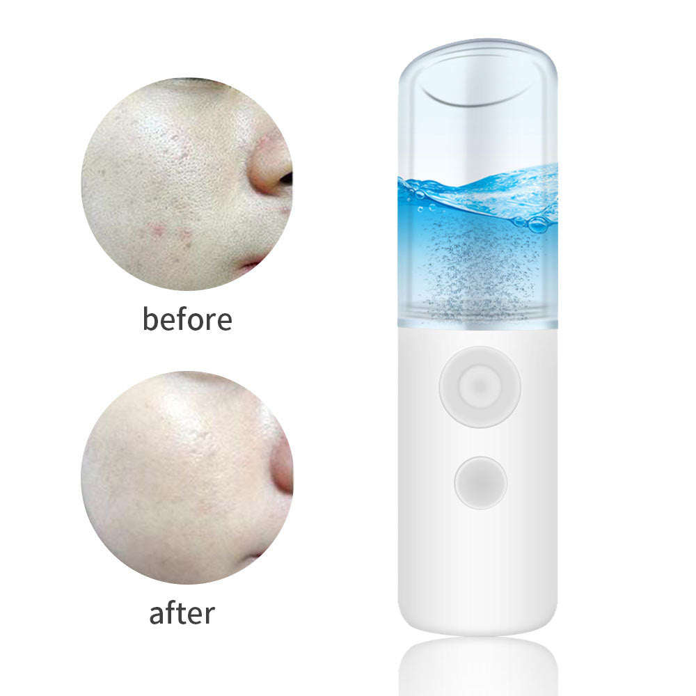 Nano Spray Moisturizing Instrument HailiCare Portable Moisturizing Cold Spray Machine Face Steamer Beauty Instrument