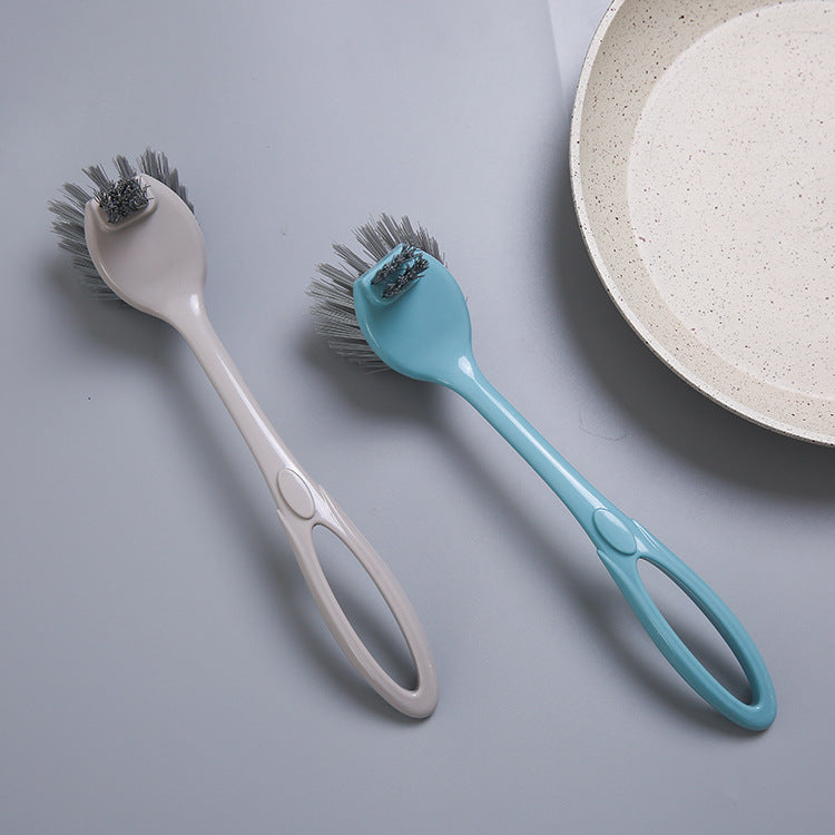 Kitchen Cleaning Skillet Brush Household Washing Pot Dishwashing Brush Kitchen Stove Decontamination Cleaning Brush