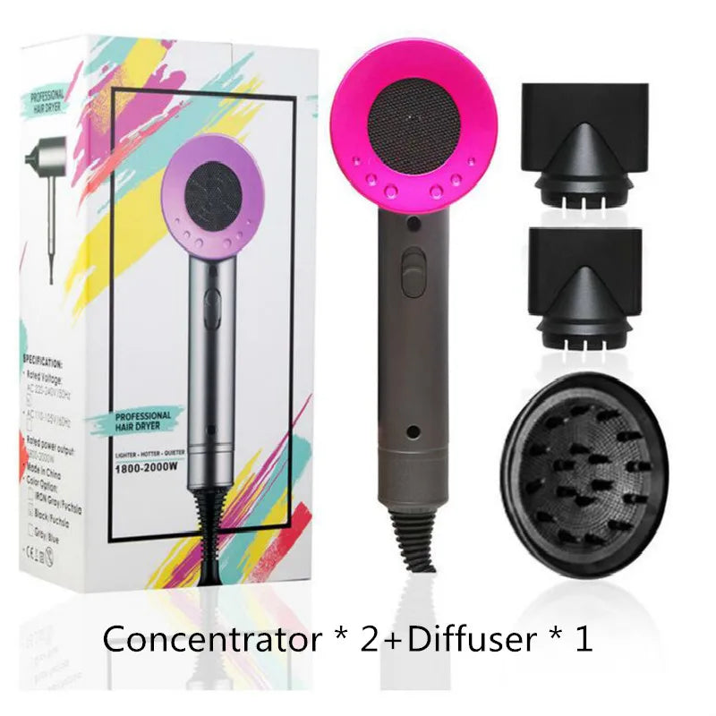 Hair Dryer Strong Wind Professional Hair dryer Salon Dryer Hot &Cold Wind Negative Ionic Hammer Blower Dry Electric Hair dryer