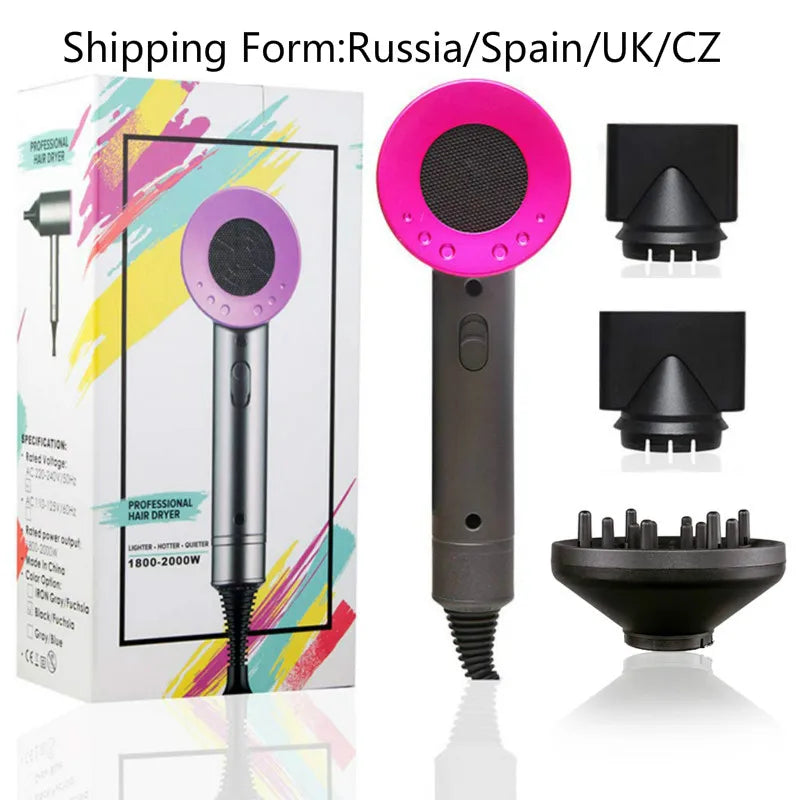 Hair Dryer Strong Wind Professional Hair dryer Salon Dryer Hot &Cold Wind Negative Ionic Hammer Blower Dry Electric Hair dryer